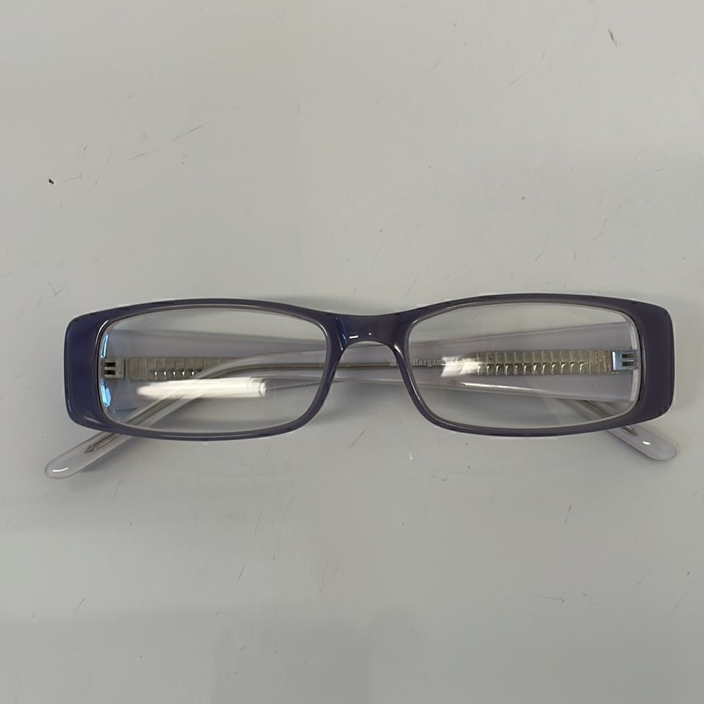 A.J. Morgan Periwinkle Rectangle Reading Glasses +1.00 NEW - Picture 7 of 7